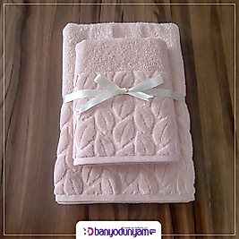 Hazal İkili Havlu Seti(Yüz ve banyo havlusu)