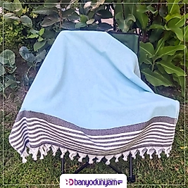 Havlu Peştemal Turkuaz Mavi