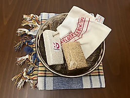 Metal Taslı Hamam Seti 5'li