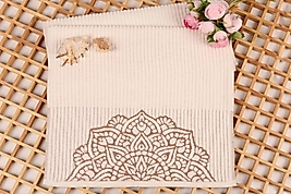 El ve Yüz Havluları Ekru-Kahve