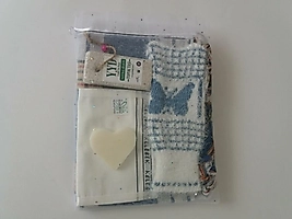 Klasik Peştemalli Hamam Seti 5'li(Tül kese içinde)