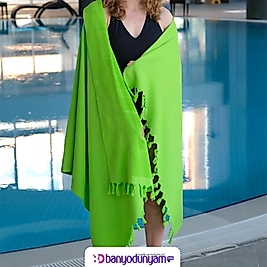 Havlu Peştemal Fosforlu Yeşil