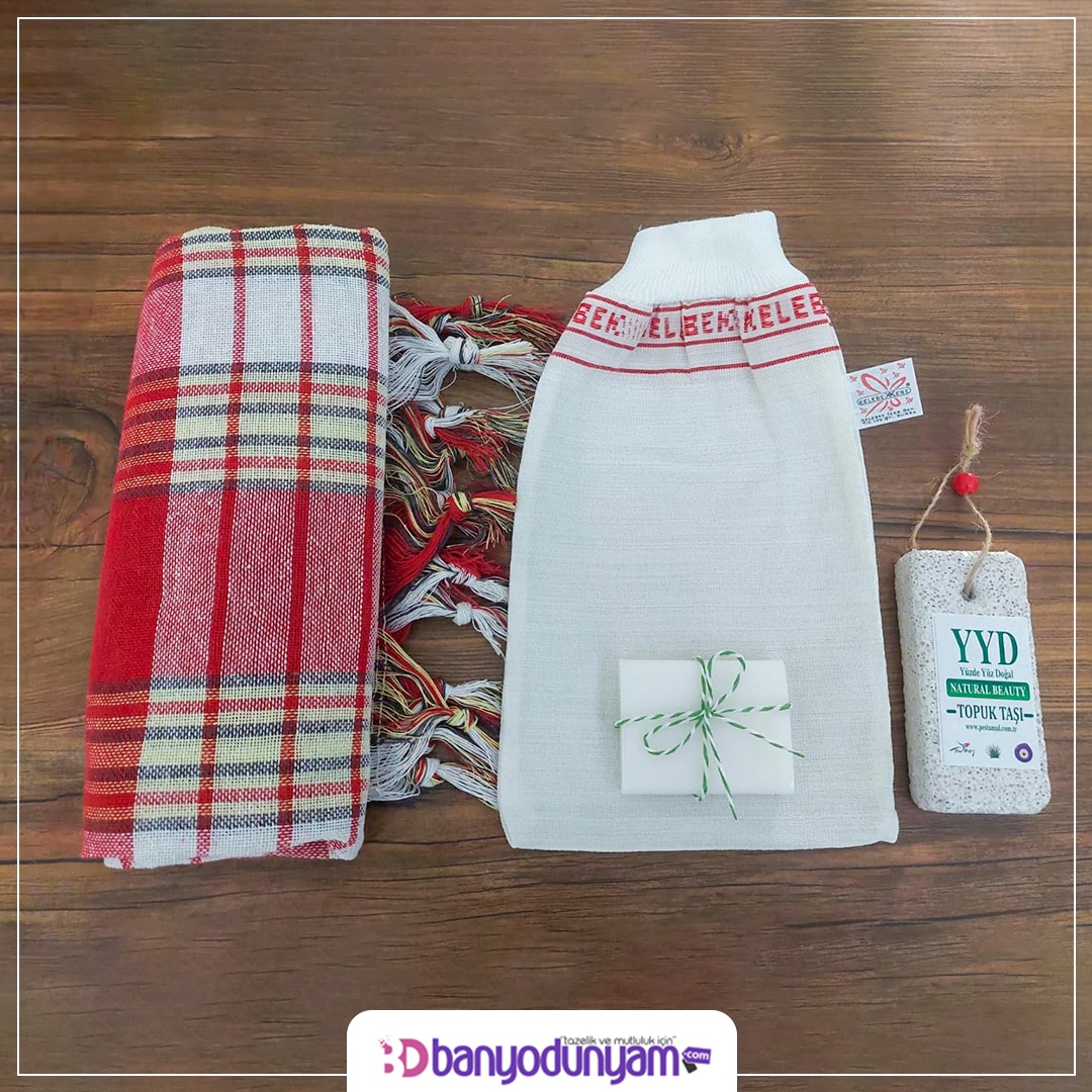 Hamam Seti 4'lü (Tül Kese İçinde)